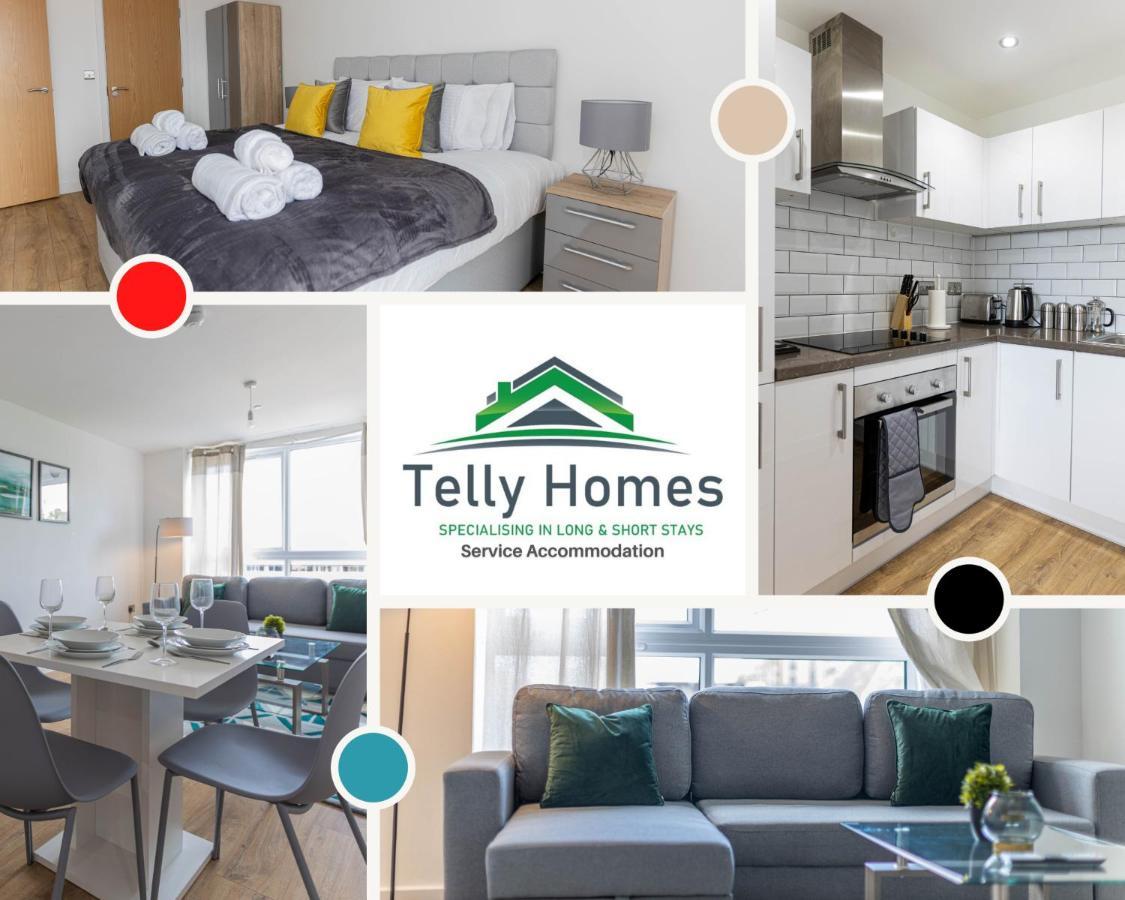 5 Percent Off Weekly And 20 Percent Off Monthly Bookings - Marigold Unit At Telly Homes Limited Birmingham City Centre -2 Bedroom Apartment, Free Wifi Εξωτερικό φωτογραφία