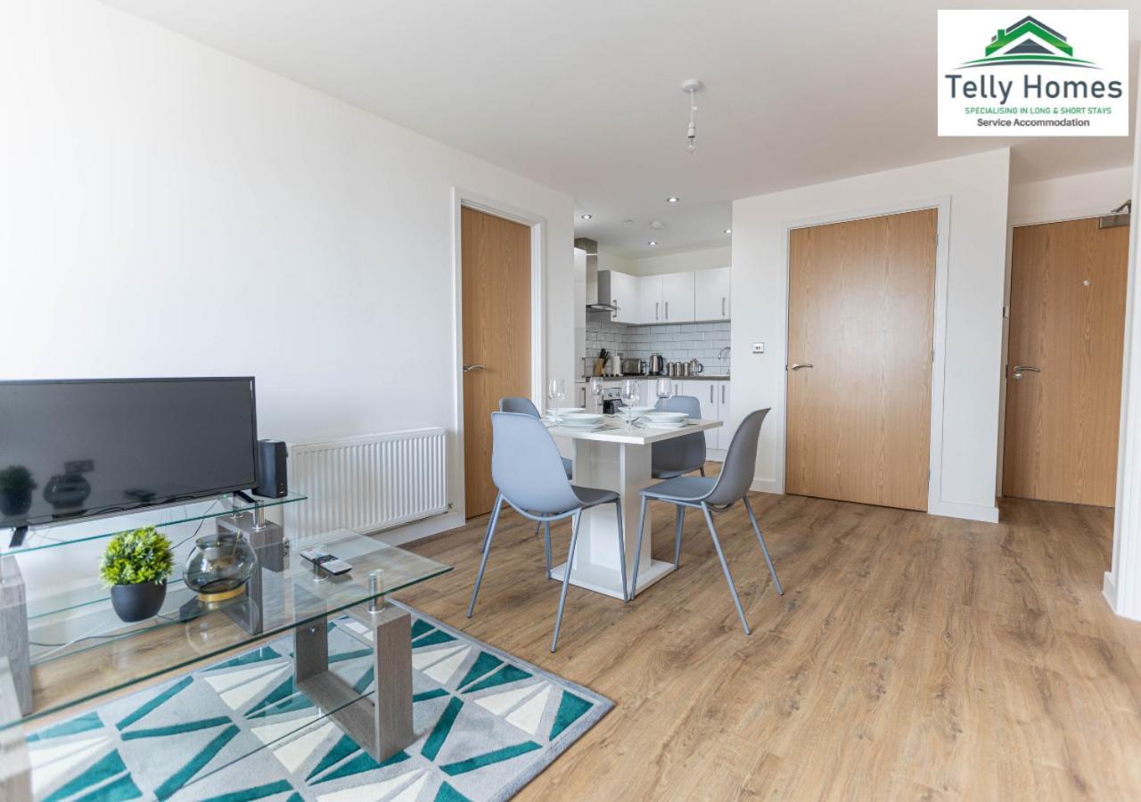5 Percent Off Weekly And 20 Percent Off Monthly Bookings - Marigold Unit At Telly Homes Limited Birmingham City Centre -2 Bedroom Apartment, Free Wifi Εξωτερικό φωτογραφία