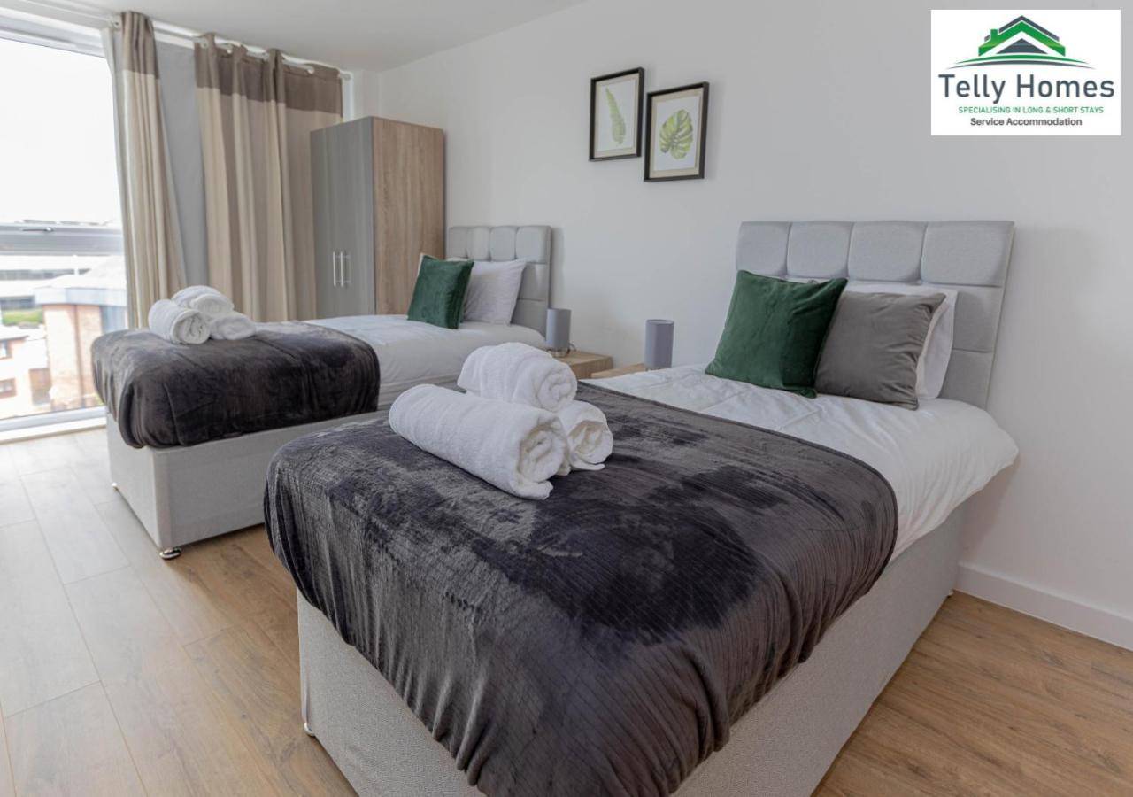 5 Percent Off Weekly And 20 Percent Off Monthly Bookings - Marigold Unit At Telly Homes Limited Birmingham City Centre -2 Bedroom Apartment, Free Wifi Εξωτερικό φωτογραφία