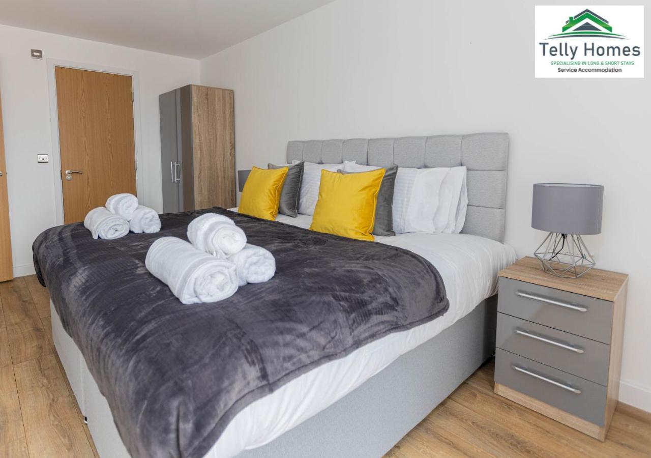 5 Percent Off Weekly And 20 Percent Off Monthly Bookings - Marigold Unit At Telly Homes Limited Birmingham City Centre -2 Bedroom Apartment, Free Wifi Εξωτερικό φωτογραφία