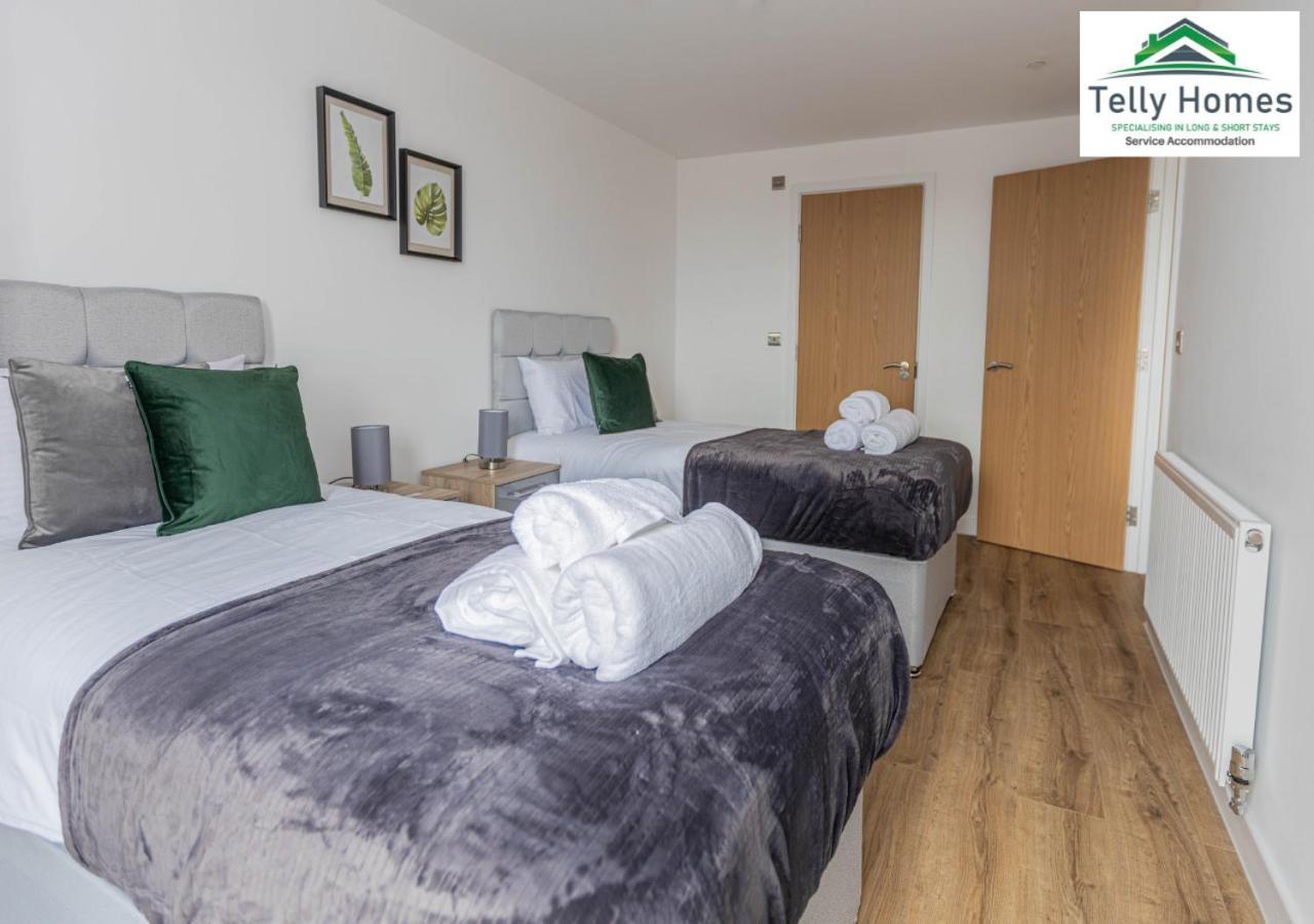 5 Percent Off Weekly And 20 Percent Off Monthly Bookings - Marigold Unit At Telly Homes Limited Birmingham City Centre -2 Bedroom Apartment, Free Wifi Εξωτερικό φωτογραφία